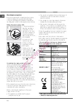 Preview for 16 page of Hotpoint Ariston FQ 103 GP.1 F/HA Operating Instructions Manual