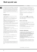 Предварительный просмотр 16 страницы Hotpoint Ariston FQ 61 GP.1 /HA Operating Instructions Manual