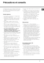 Предварительный просмотр 29 страницы Hotpoint Ariston FQ 61 GP.1 /HA Operating Instructions Manual