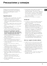 Предварительный просмотр 39 страницы Hotpoint Ariston FQ 61 GP.1 /HA Operating Instructions Manual