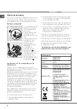 Предварительный просмотр 54 страницы Hotpoint Ariston FQ 61 GP.1 /HA Operating Instructions Manual