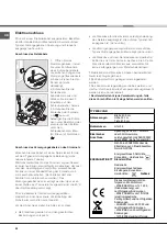 Предварительный просмотр 64 страницы Hotpoint Ariston FQ 61 GP.1 /HA Operating Instructions Manual