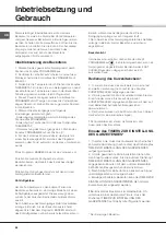 Предварительный просмотр 66 страницы Hotpoint Ariston FQ 61 GP.1 /HA Operating Instructions Manual