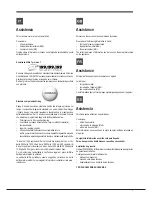 Предварительный просмотр 7 страницы Hotpoint Ariston FT 820.1 (AN) /HA S Operating Instructions Manual