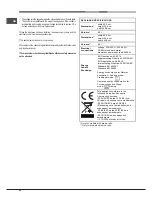 Предварительный просмотр 20 страницы Hotpoint Ariston FT 820.1 (AN) /HA S Operating Instructions Manual