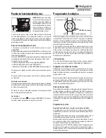 Предварительный просмотр 35 страницы Hotpoint Ariston FT 820.1 (AN) /HA S Operating Instructions Manual