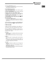 Предварительный просмотр 61 страницы Hotpoint Ariston FT 820.1 (AN) /HA S Operating Instructions Manual