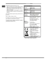 Предварительный просмотр 66 страницы Hotpoint Ariston FT 820.1 (AN) /HA S Operating Instructions Manual