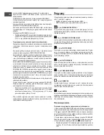 Предварительный просмотр 68 страницы Hotpoint Ariston FT 820.1 (AN) /HA S Operating Instructions Manual