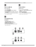 Предварительный просмотр 12 страницы Hotpoint Ariston FT 95V C.1/HA S Operating Instructions Manual