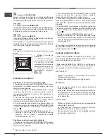 Предварительный просмотр 16 страницы Hotpoint Ariston FT 95V C.1/HA S Operating Instructions Manual