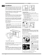 Предварительный просмотр 20 страницы Hotpoint Ariston FT 95V C.1/HA S Operating Instructions Manual