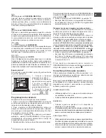 Предварительный просмотр 37 страницы Hotpoint Ariston FT 95V C.1/HA S Operating Instructions Manual