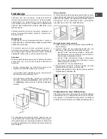 Предварительный просмотр 41 страницы Hotpoint Ariston FT 95V C.1/HA S Operating Instructions Manual