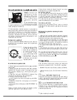 Предварительный просмотр 43 страницы Hotpoint Ariston FT 95V C.1/HA S Operating Instructions Manual