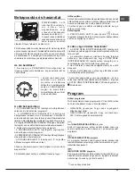 Предварительный просмотр 51 страницы Hotpoint Ariston FT 95V C.1/HA S Operating Instructions Manual