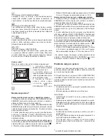 Предварительный просмотр 59 страницы Hotpoint Ariston FT 95V C.1/HA S Operating Instructions Manual