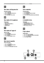 Предварительный просмотр 10 страницы Hotpoint Ariston FT 95VC.1 AN Operating Instructions Manual