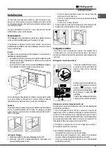 Предварительный просмотр 11 страницы Hotpoint Ariston FT 95VC.1 AN Operating Instructions Manual