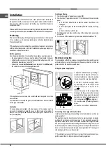 Предварительный просмотр 18 страницы Hotpoint Ariston FT 95VC.1 AN Operating Instructions Manual