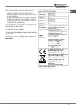 Предварительный просмотр 19 страницы Hotpoint Ariston FT 95VC.1 AN Operating Instructions Manual