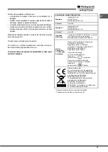 Предварительный просмотр 33 страницы Hotpoint Ariston FT 95VC.1 AN Operating Instructions Manual