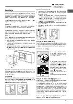 Предварительный просмотр 39 страницы Hotpoint Ariston FT 95VC.1 AN Operating Instructions Manual