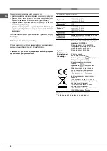 Предварительный просмотр 40 страницы Hotpoint Ariston FT 95VC.1 AN Operating Instructions Manual