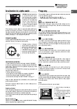 Предварительный просмотр 41 страницы Hotpoint Ariston FT 95VC.1 AN Operating Instructions Manual