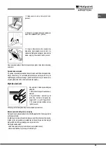 Предварительный просмотр 45 страницы Hotpoint Ariston FT 95VC.1 AN Operating Instructions Manual