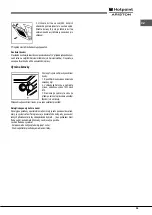 Предварительный просмотр 59 страницы Hotpoint Ariston FT 95VC.1 AN Operating Instructions Manual