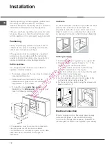 Предварительный просмотр 14 страницы Hotpoint Ariston FT850GP.1 IX/Y/HA Operating Instructions Manual