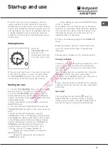 Предварительный просмотр 17 страницы Hotpoint Ariston FT850GP.1 IX/Y/HA Operating Instructions Manual