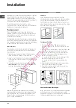 Предварительный просмотр 26 страницы Hotpoint Ariston FT850GP.1 IX/Y/HA Operating Instructions Manual