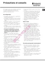 Предварительный просмотр 33 страницы Hotpoint Ariston FT850GP.1 IX/Y/HA Operating Instructions Manual