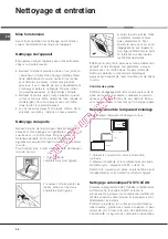 Предварительный просмотр 34 страницы Hotpoint Ariston FT850GP.1 IX/Y/HA Operating Instructions Manual