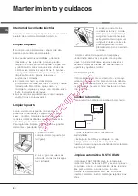 Предварительный просмотр 46 страницы Hotpoint Ariston FT850GP.1 IX/Y/HA Operating Instructions Manual