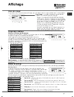 Preview for 47 page of Hotpoint Ariston FTCD 87 Instruction Booklet