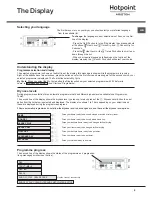 Предварительный просмотр 9 страницы Hotpoint Ariston FTCD 972 Instruction Booklet