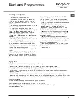 Preview for 11 page of Hotpoint Ariston FTCD 972 Instruction Booklet