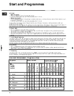 Preview for 10 page of Hotpoint Ariston FTCF 87B Instruction Booklet