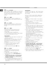 Предварительный просмотр 20 страницы Hotpoint Ariston FZ 1031 GP.1 IX NE Operating Instructions Manual