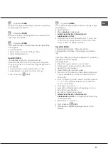 Предварительный просмотр 33 страницы Hotpoint Ariston FZ 1031 GP.1 IX NE Operating Instructions Manual