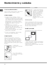 Предварительный просмотр 40 страницы Hotpoint Ariston FZ 61 GP.1 IX/Y/HA Operating