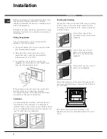 Предварительный просмотр 2 страницы Hotpoint Ariston FZ G IX /HA Operating Instructions Manual