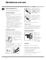 Предварительный просмотр 10 страницы Hotpoint Ariston FZ G IX /HA Operating Instructions Manual