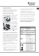 Preview for 3 page of Hotpoint Ariston FZ61P.1 IX/HA Operating Instructions Manual