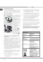 Preview for 54 page of Hotpoint Ariston FZ61P.1 IX/HA Operating Instructions Manual