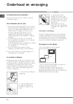 Preview for 60 page of Hotpoint Ariston FZ61P.1 IX/HA Operating Instructions Manual