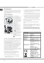 Preview for 64 page of Hotpoint Ariston FZ61P.1 IX/HA Operating Instructions Manual